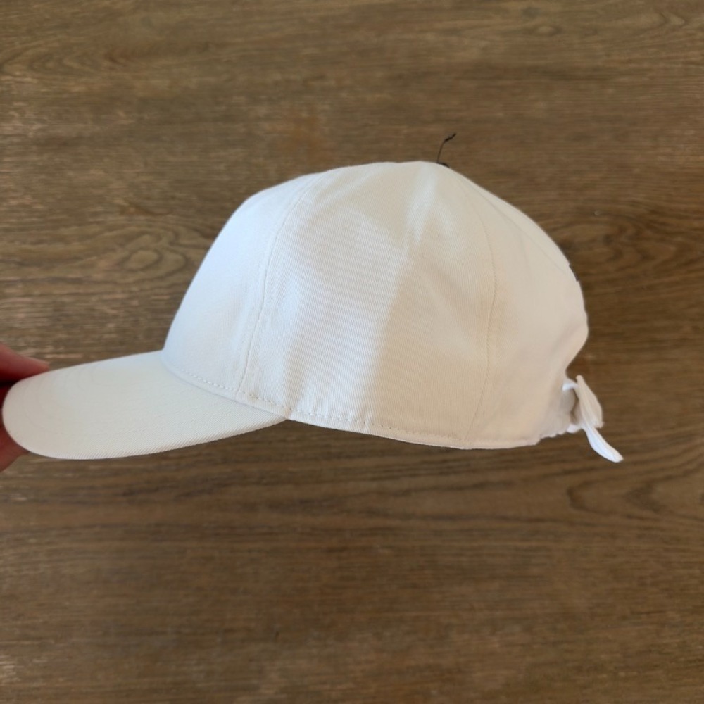 KATE SPADE New York Bow Baseball Cap-Preppy Designer Hat-White-NWT-MSRP $78 - Picture 9 of 16